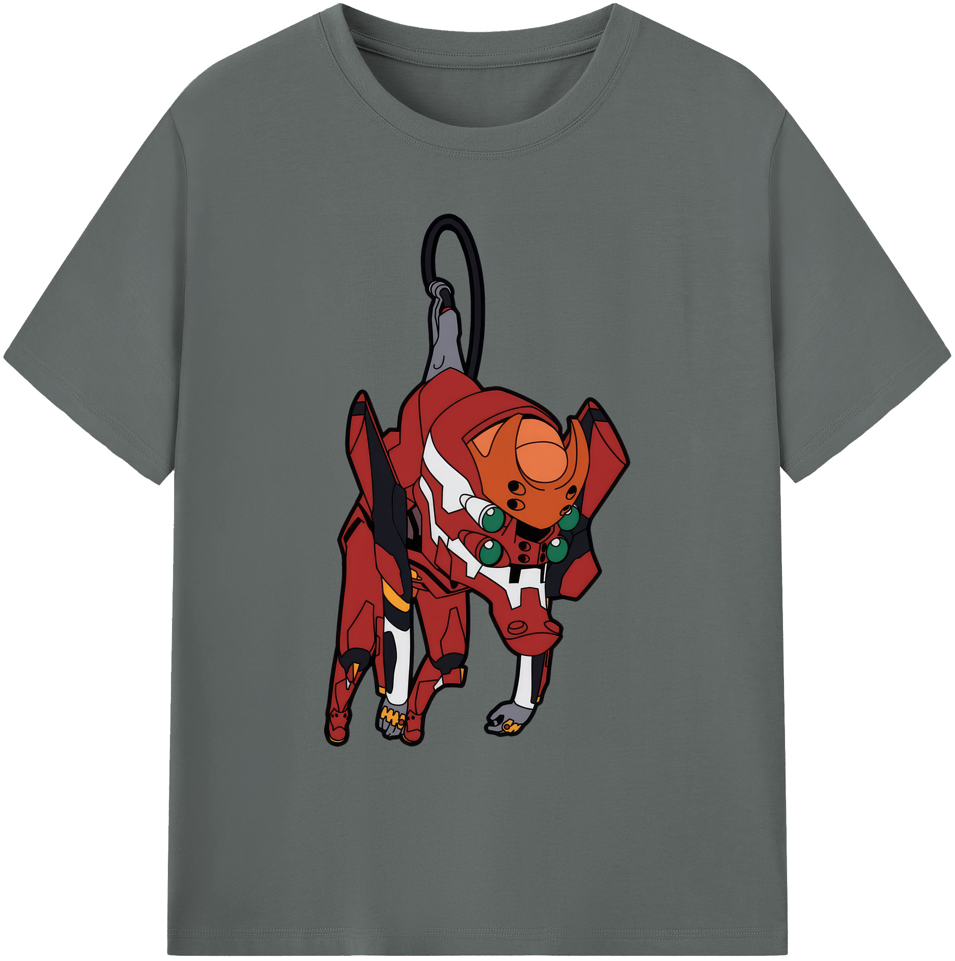 （画像用） EVA 新世紀エヴァンゲリオン 綿100％ メンズ半袖Tシャツ｜肌触りやわらか＆通気性